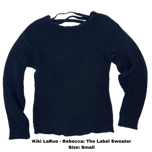 Rebecca: The Label Sweaters - Black Sweater
